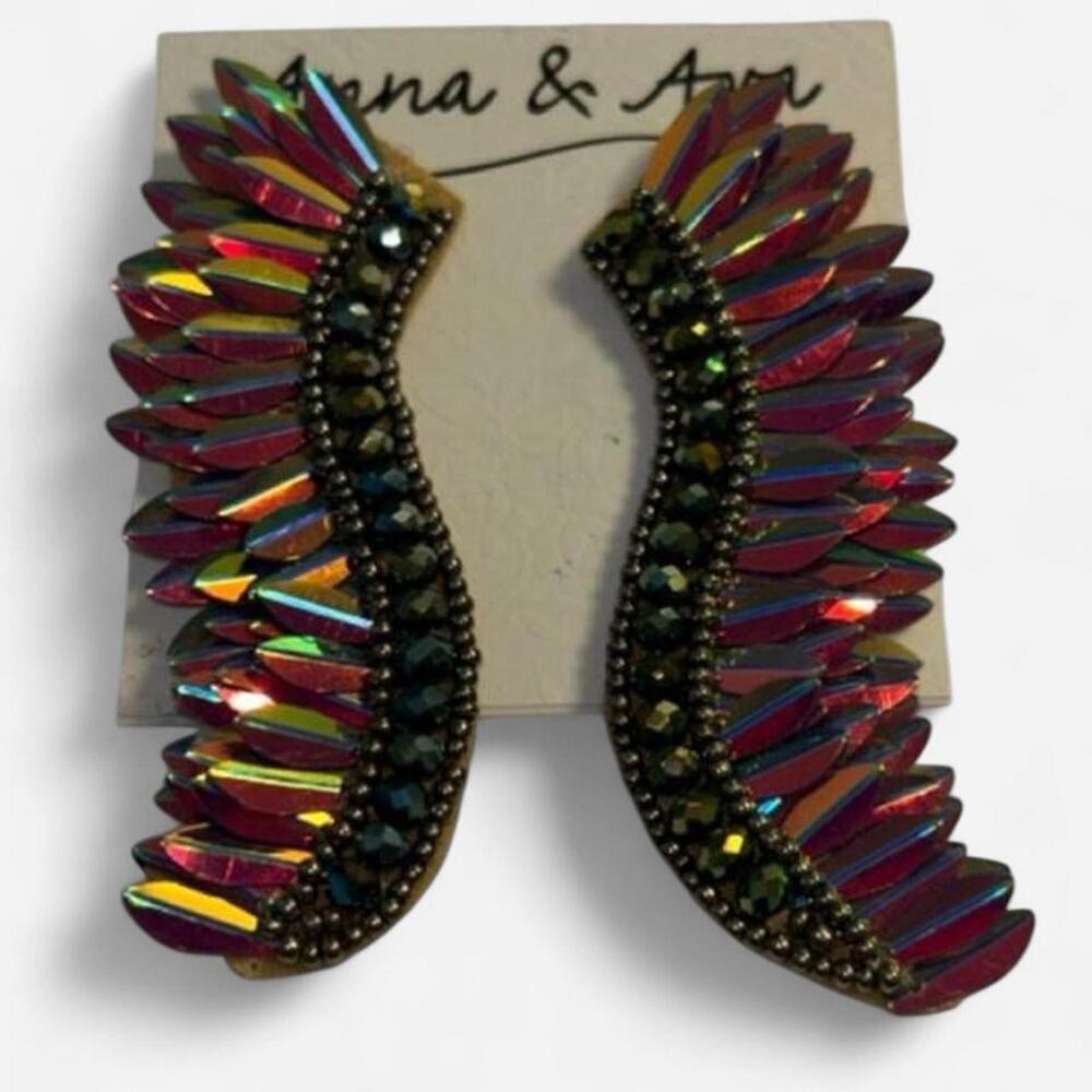 Angel Wing Earrings by Anna & Ava - New